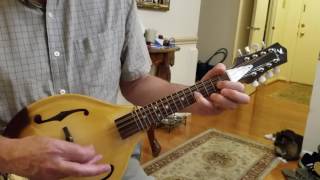 Easy Mandolin Picking in Key of D chords