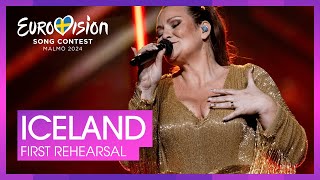 SNIPPET - Hera Björk - Scared Of Heights | Iceland | First Rehearsal | Eurovision 2024