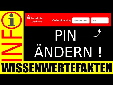 Sparkasse Onlinebanking PIN ändern !!! Alle paar Jahre notwendig, sicher ist sicher