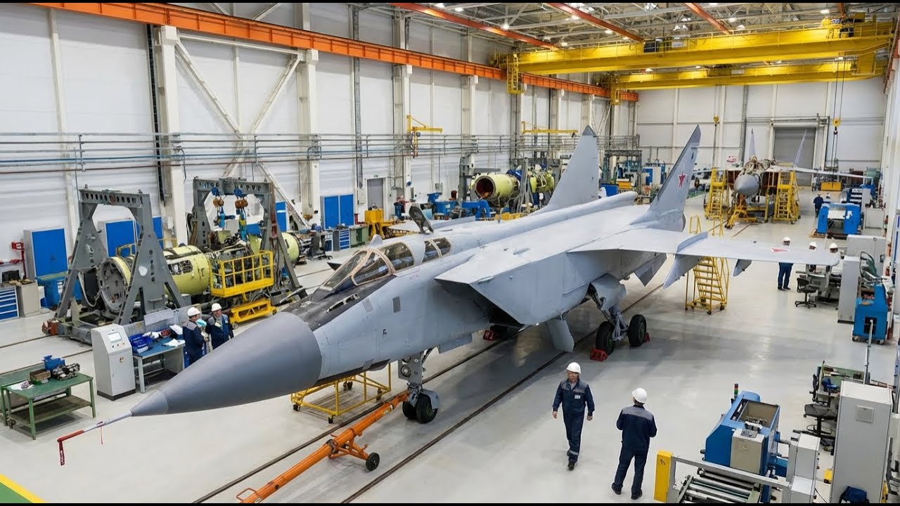 MiG-31 Foxhound Production: Canopy Sealing Installation & Defog System Integrity Check