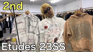 【最速】Etudes 23SS 2nd！ストリート感あるフーディとデニム！そしてバスキアコラボシャツまで！バランス感が良い