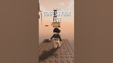 Confess your love - Jiandro... ||  Roblox lyrics obby #roblox #laufey #fyp #zoey #huntrix #kpop