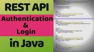 REST API Authentication in Java