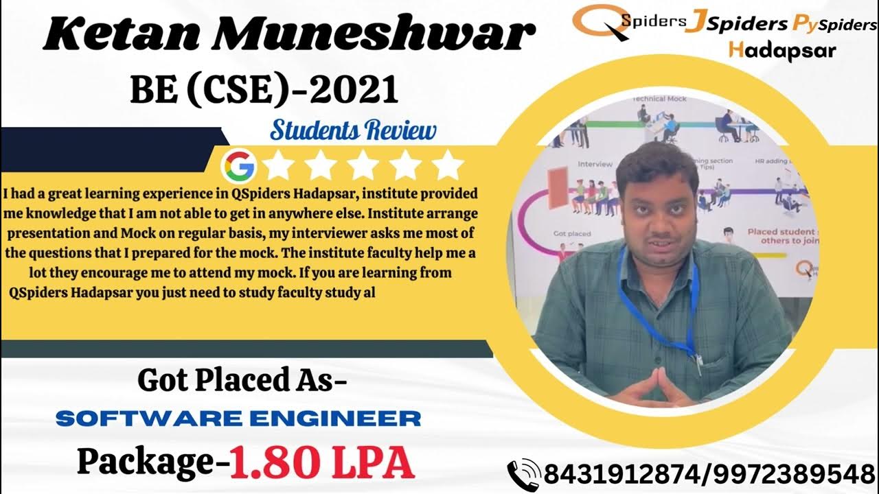 Software Engineer Dream job opportunity QSpiders/ JSpiders Hadapsar