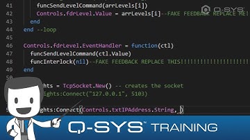 Q-SYS Training | Control and UCI ADVANCED - J3 - Configurable Code