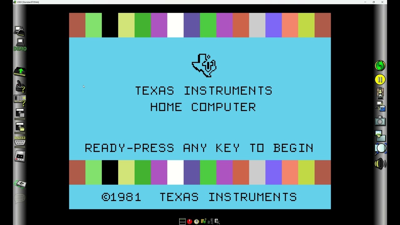 Emulation: V9T9 Java (Windows, Linux, Mac)