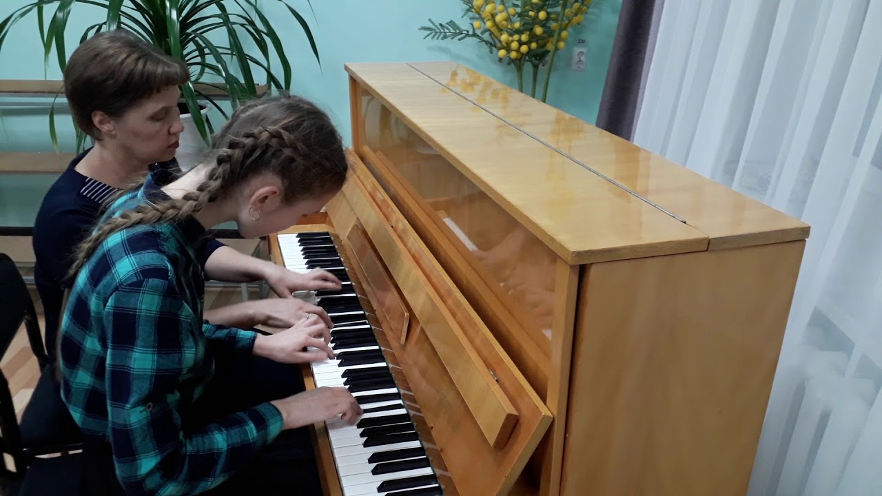 П.Чайковский. Детский альбом. Вальс. Лукина Анастасия и Елена ...