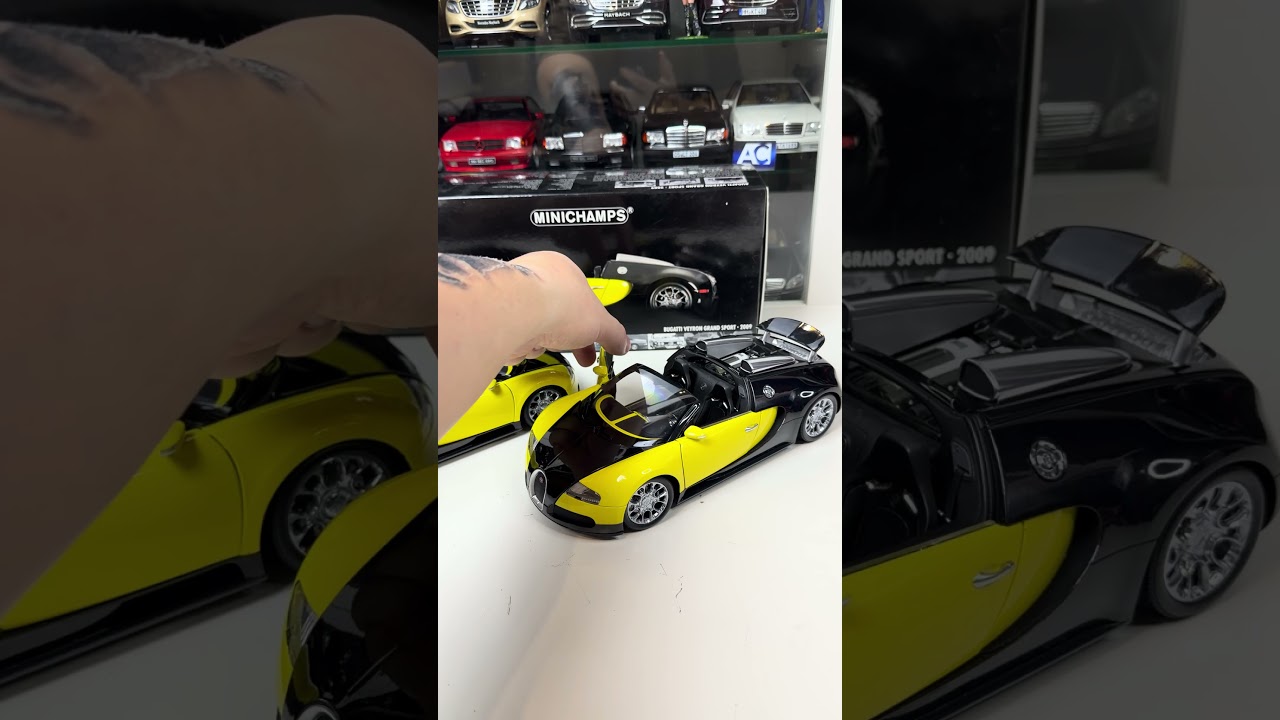 Bugatti Veyron Grand Sport 1:18 scale by Minichamps x2 - YouTube