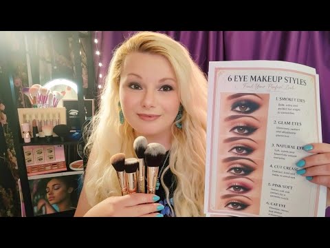 ASMR プロムメイク担当の美容部員になりきり ✨