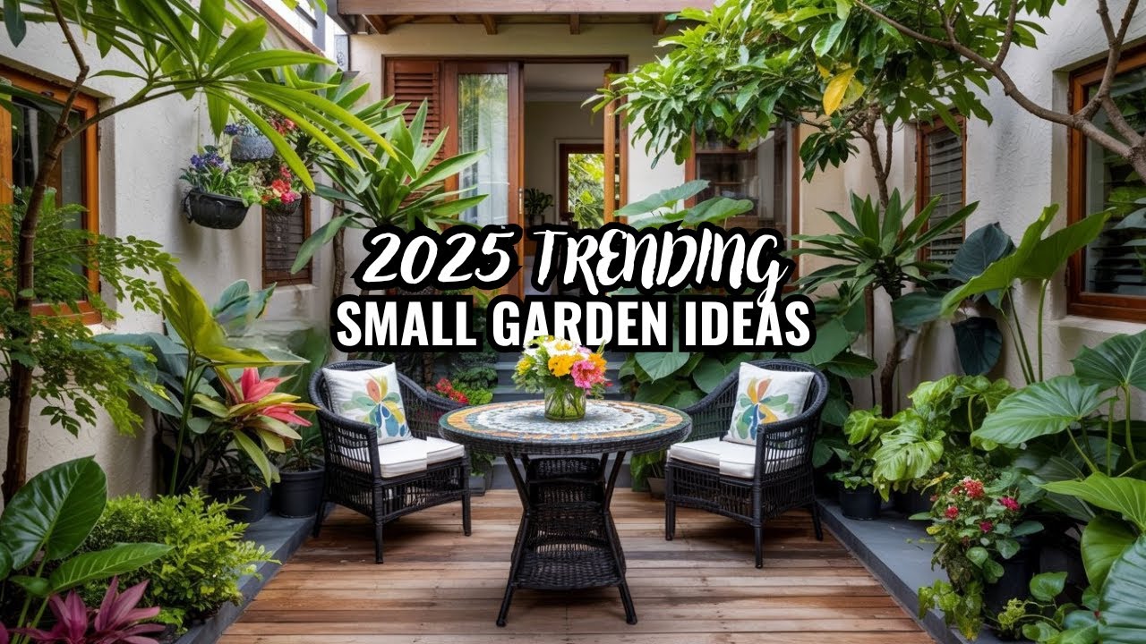 20 Small Garden Ideas: How to Design a Small Garden with Trends!