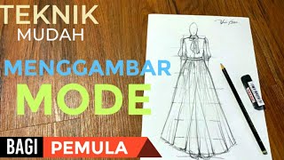 Tutorial Dasar Menggambar Mode dengan Teknik Mudah | Desain Mode | Proporsi #1