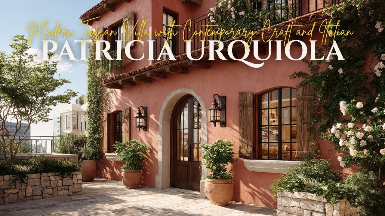 Patricia Urquiola Inspired Modern Tuscan Villa with Contemporary Craft and Italian Warmth