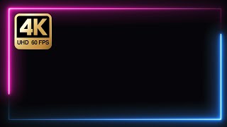 Neon Border Background 4K • 3 Hours Seamless Loop • Study, Work & Sleep screenshot 5