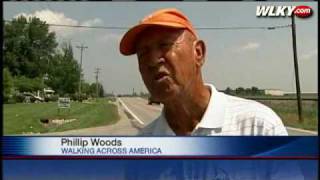 Man, 72, Walking Across America