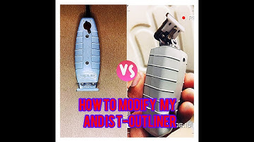 HOW TO MODIFY MY ANDIS T-OUTLINER TRIMMER ,CUSTOM SKELETON