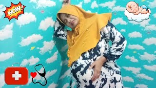 Detik-Detik IBU HAMIL Melahirkan Normal BAYI BESAR 7kg Minta Gendong 💜 Drama Alfira Zahra