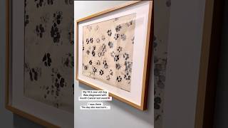DIY Dog Paw Print Canvas