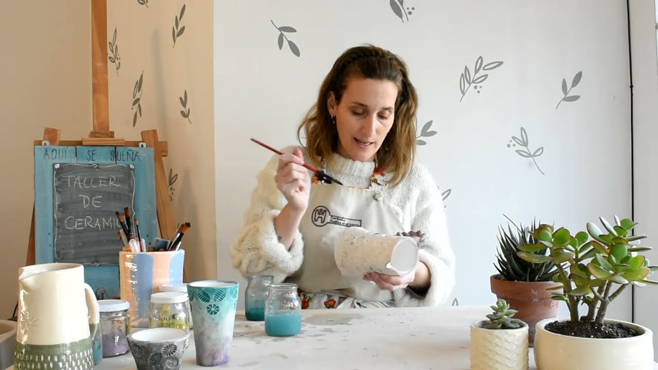 Esmaltado de Vajilla con Texturas