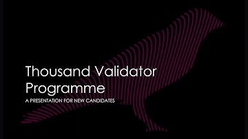 Thousand Validator - Onboarding video - Part 1