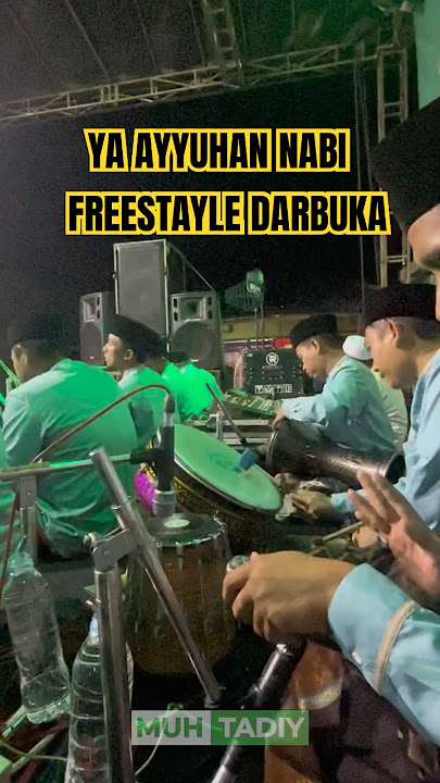 Ya ayyuhan nabi, freestayle darbuka #sholawat