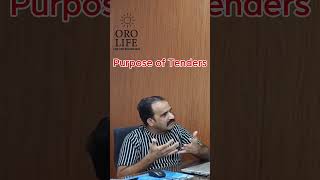 Purpose of tender. #EPADS #EPADSv2 #OnlineTender #TenderTraining #PPRA #epadstraining