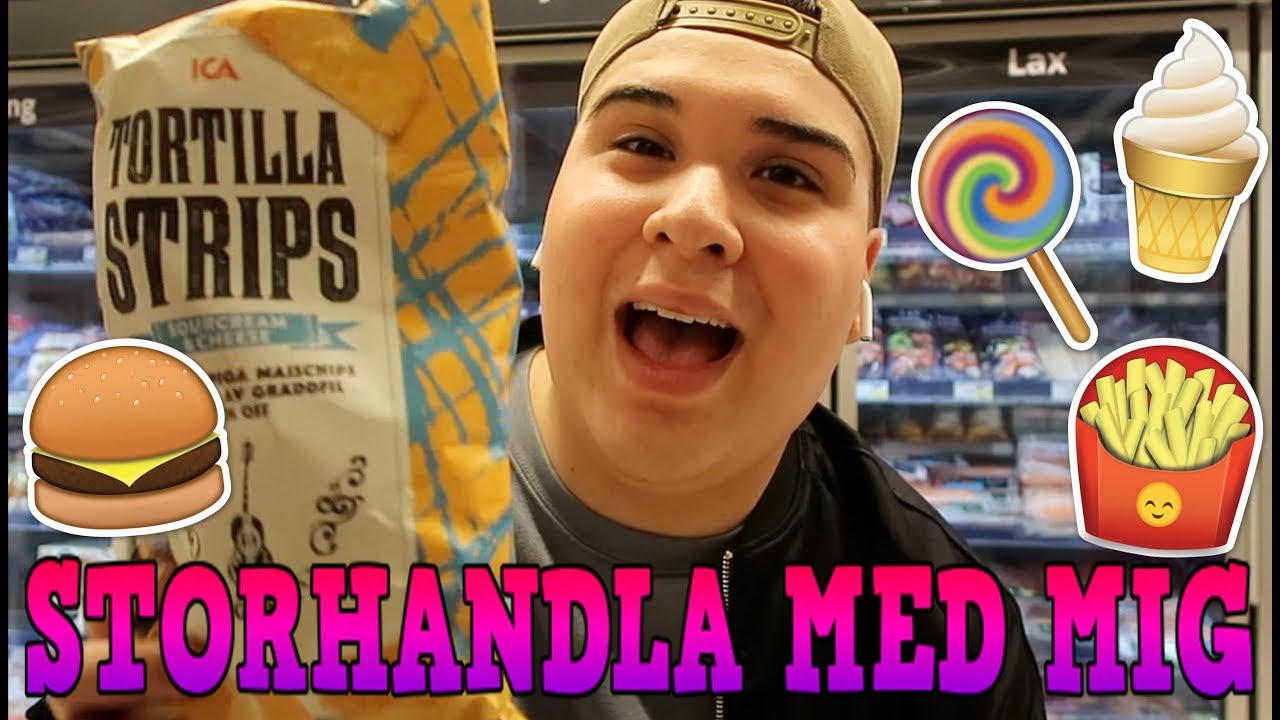 Storhandla SKITMAT med mig | Vlogg