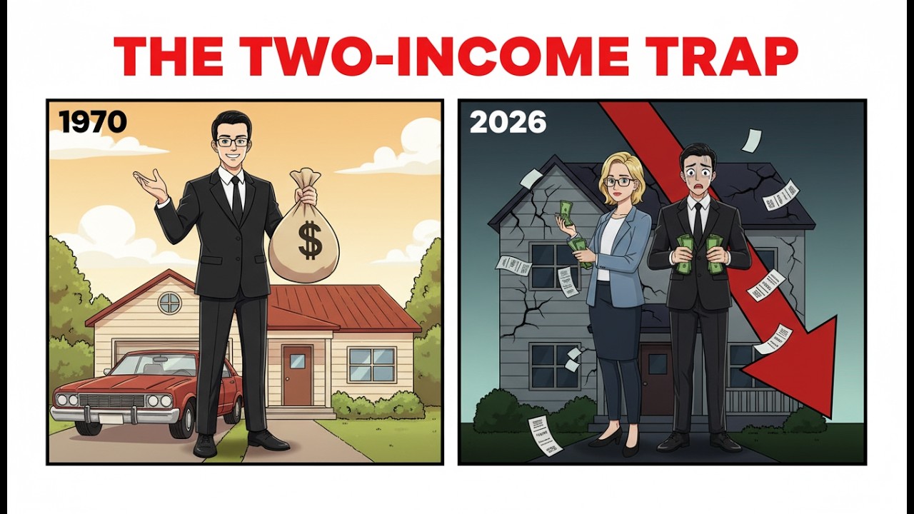 Why Two Incomes Leave You Broker Than One (The Two-Income Trap) - YouTube