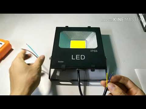 Video [Hướng dẫn] Đấu dây đèn Led pha cob chiếu sáng ngoài... - youtube