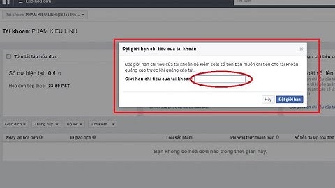 cách check limit tài khoản quảng cáo