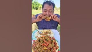 7447027512959356190   Yummy Crispy Crab Cat Fish Sour Curry recipe in my countryside food#eating #fo