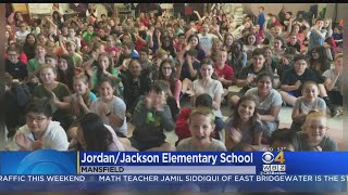 WBZ Weather Team School Visit: Jordan/Jackson School In Mansfield