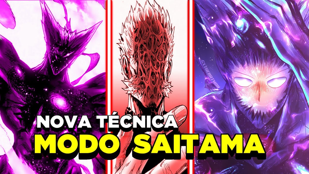 SAITAMA vs GAROU CÓSMICO! One Punch Man - Capítulo 165 (Completo) em  Português 