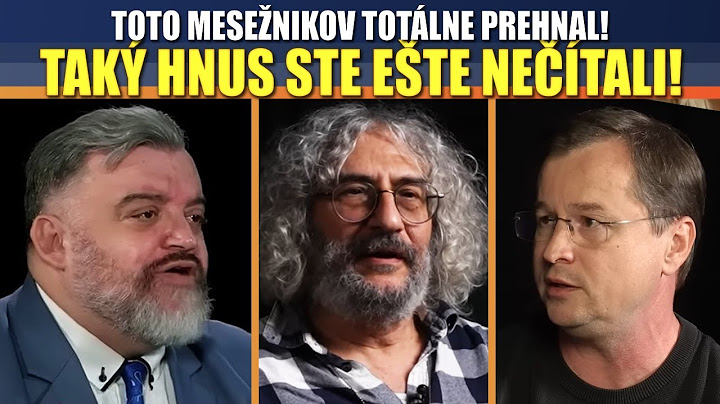 Chmelár a Draxler doslova POCHOVALI Mesežnikova, to čo napísal pre Denník N je absolútne dno
