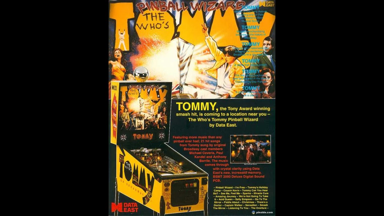 Tommy Pinball Soundtrack (Data East, 1994)