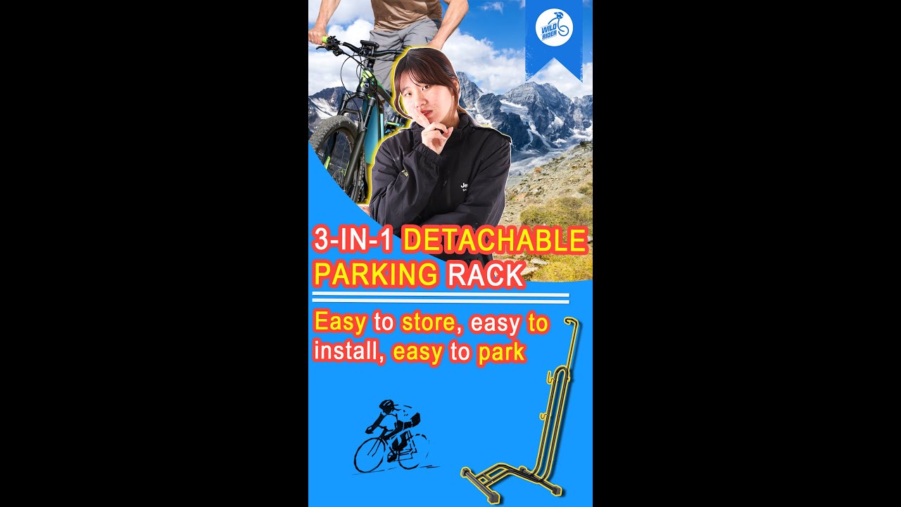 3-in-1 Bike Parking Stand Floor Type vertical Disassemble Bicycle Parking Rack
