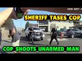 Sheriff Tases Cop - Cop Accidentally Shoots Unarmed Man