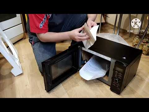 Огляд мікрохвильова піч Panasonic Inverter NN-GD37HBZPE з Rozetka