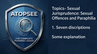 Sexual Jurisprudence - seven discriptions some explanation
