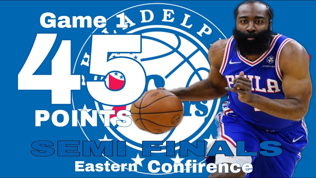 JAMES HARDEN GAME 1 HIGHLIGHTS VS CELTICS SEMI FINAL PLAYOFFS YouTube