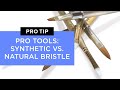 Opi pro tools natural vs synthetic brushes