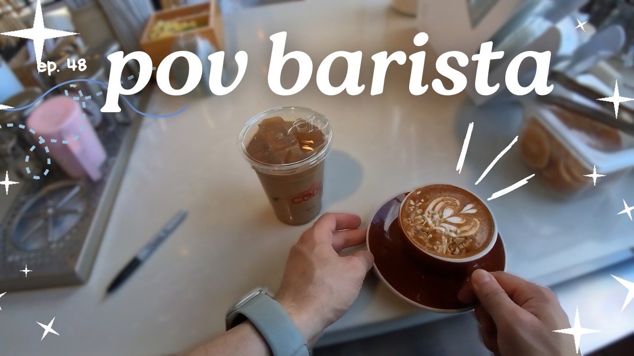 POV- mid shift cafe rush