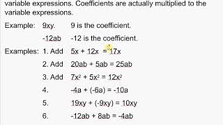 Adding Monomials 1