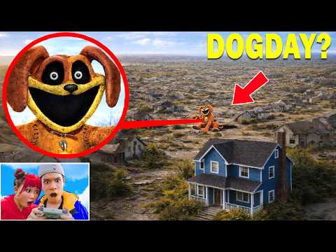 CAUGHT on DRONE: DOGDAY Getting RESCUED From POPPY PLAYTIME 5 Factory at 3AM?!