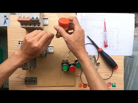 Video Cách đấu dây mạch thuận nghịch đảo chiều động cơ 3 pha - youtube