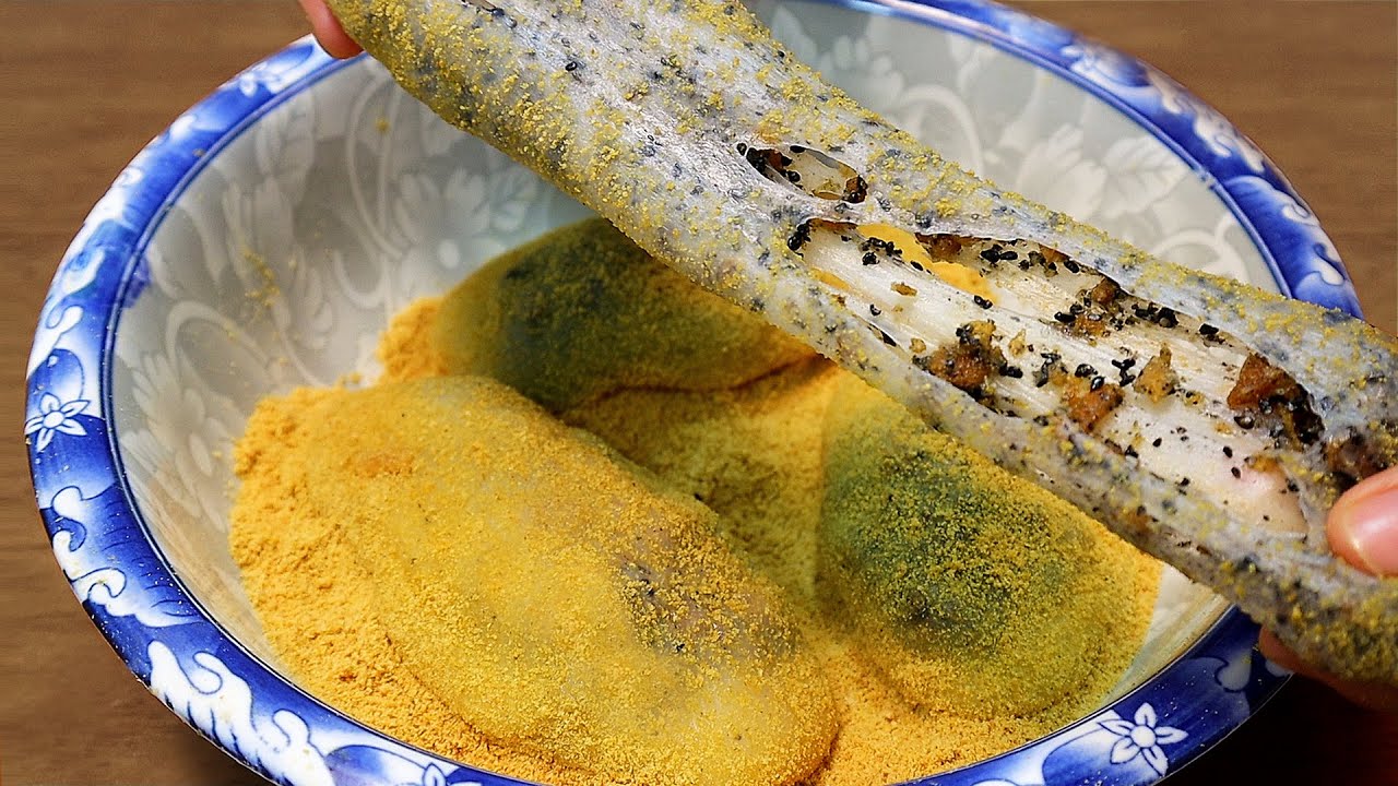 手工糍粑的傳統做法，外皮軟糯內餡豐富，吃一口就忘不了