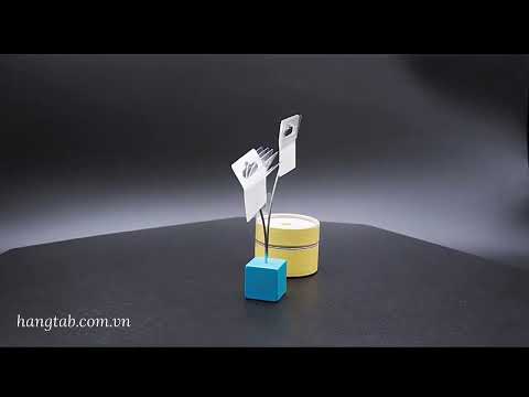 3M Adhesive Clear Hang Tabs for Supermarket Product Display