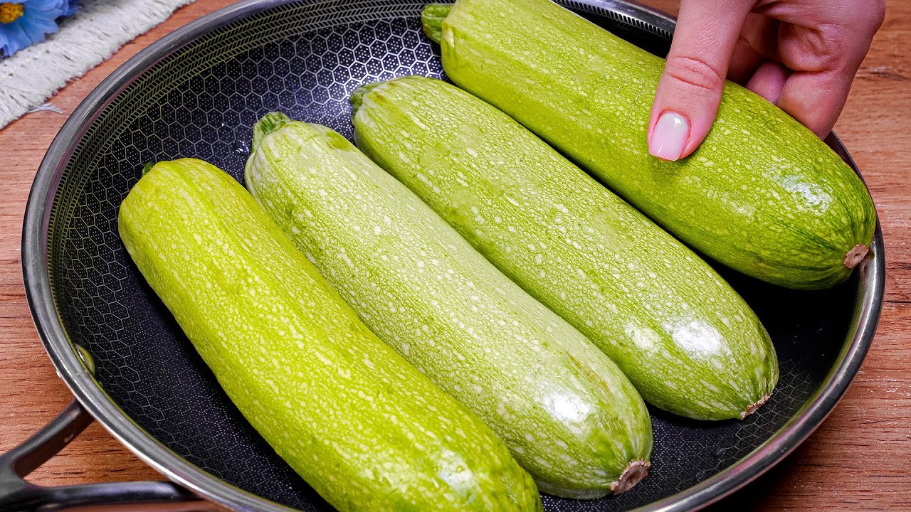 Zucchini in 10 Minuten! Ich mache dieses Rezept 5 Mal pro Woche! vegetarisches Rezept
