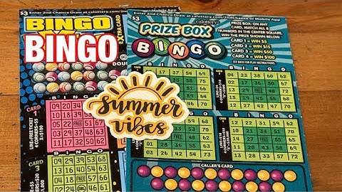 Bingo Tickets‼️California Lottery Scratchers🤞🍀🍀🍀