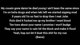 jdot breezy-trench pain (lyrics)