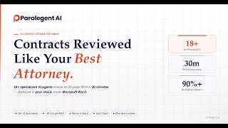 Discover how Paralegent AI is transforming the way businesses manage contracts and legal workflows.